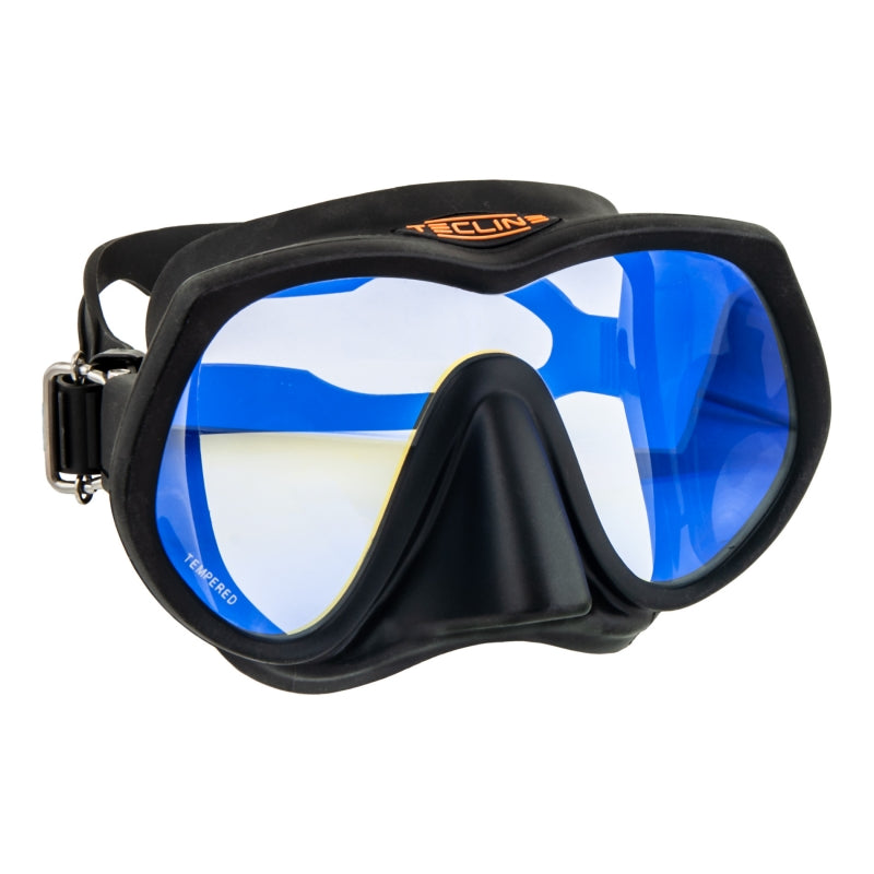 TecLine Frameless Super View mask, brightening blue glass, black