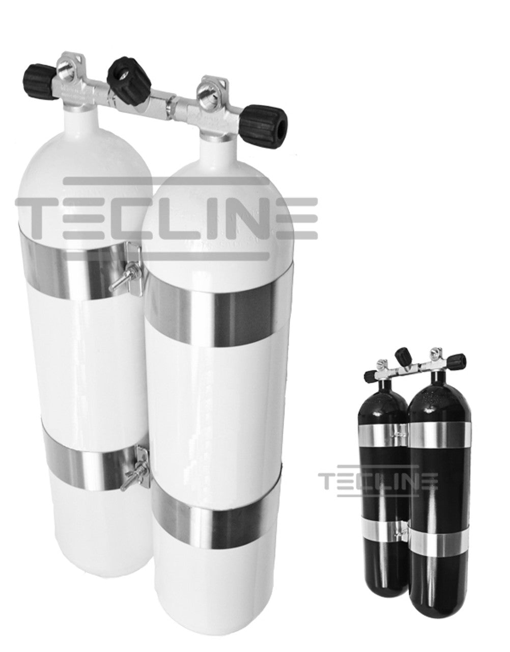 Twin Tank 2x12L 232bar Eurocylinder 171mm