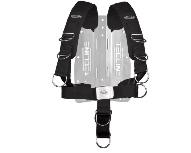 Tecline Harnas Comfort + Back plate Aluminium 3mm