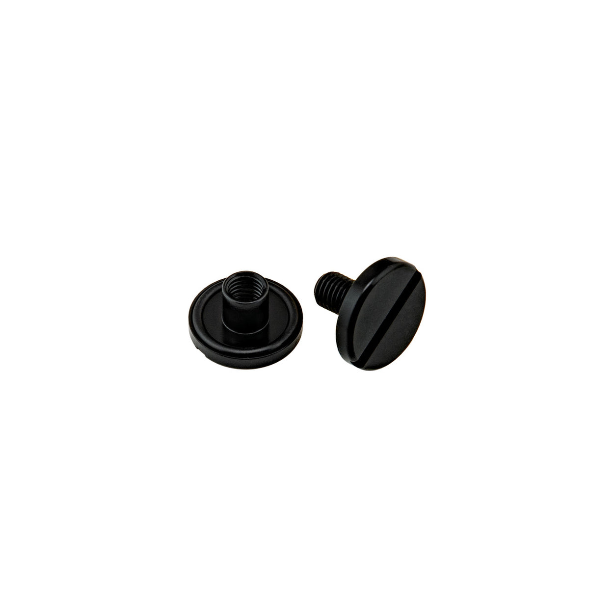 Tecline RVS Bout, lang (14mm) met RVS moer en O-ring "Military Line"