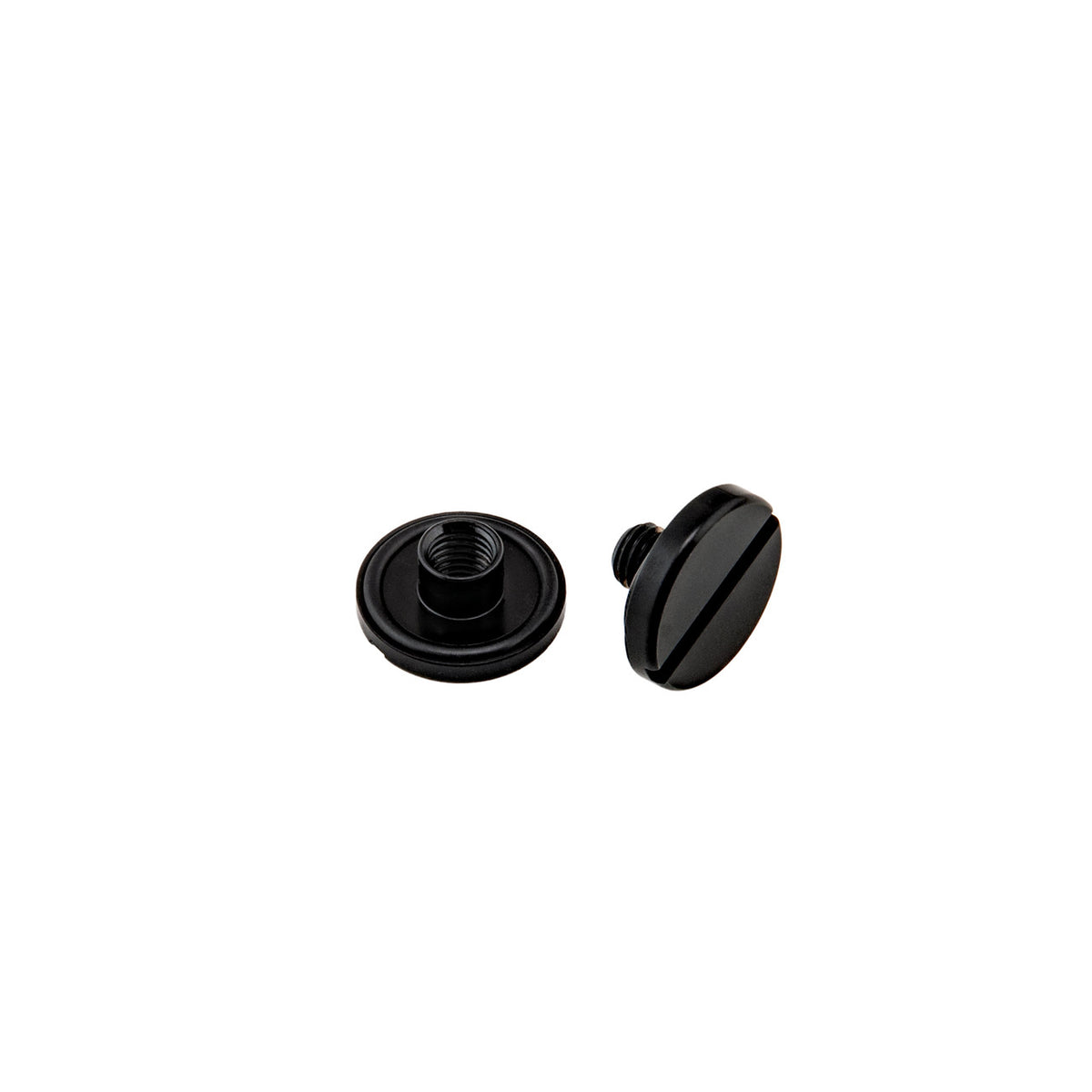 Tecline RVS Bout, kort (10mm) met RVS moer en O-ring "Military Line"