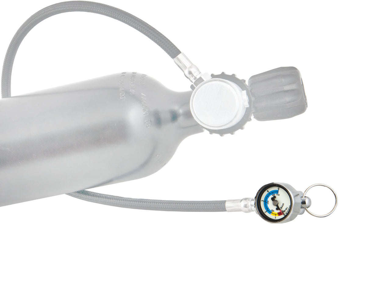 Tecline Manometer voor Hulpfles op HP slang