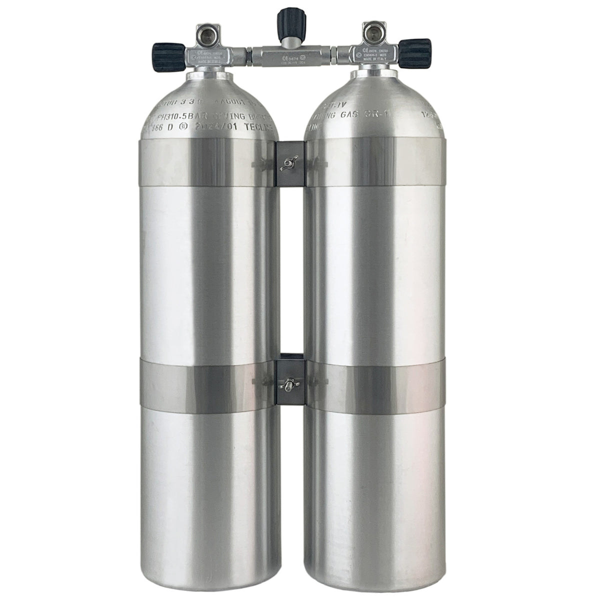 Twin Tank 11,1L 200bar, 186mm